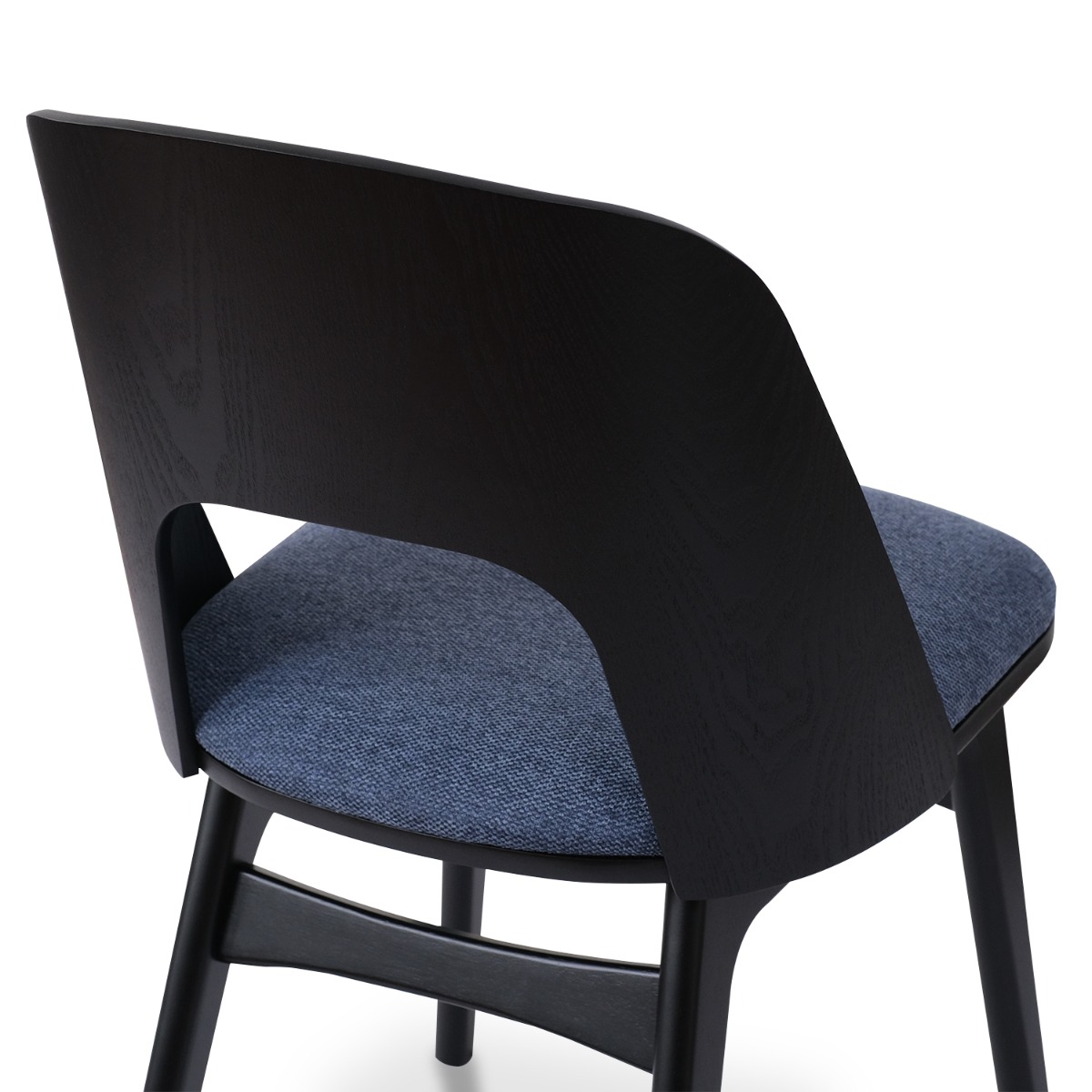 Teagan Ebony Dining Chair Midnight Blue