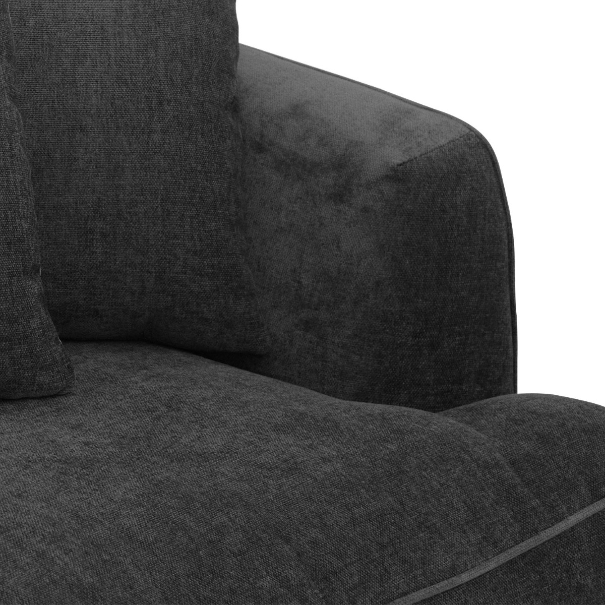 Thiago Pebble Grey 4 Seater Sofa
