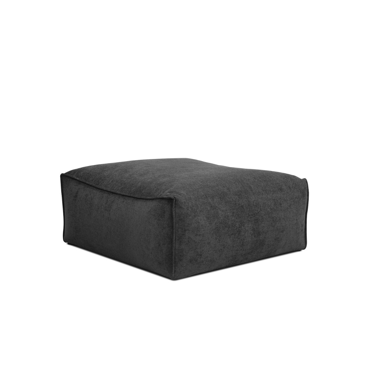 Thiago Pebble Grey Ottoman