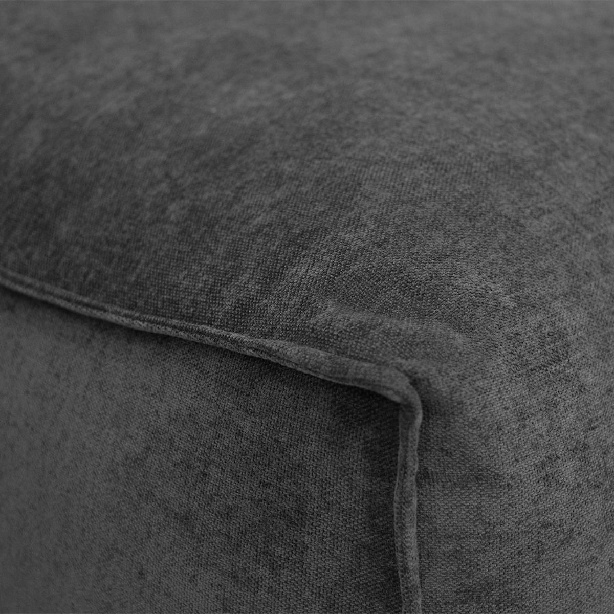 Thiago Pebble Grey Ottoman