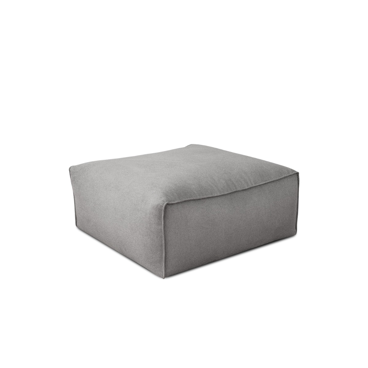 Thiago Light Grey Ottoman