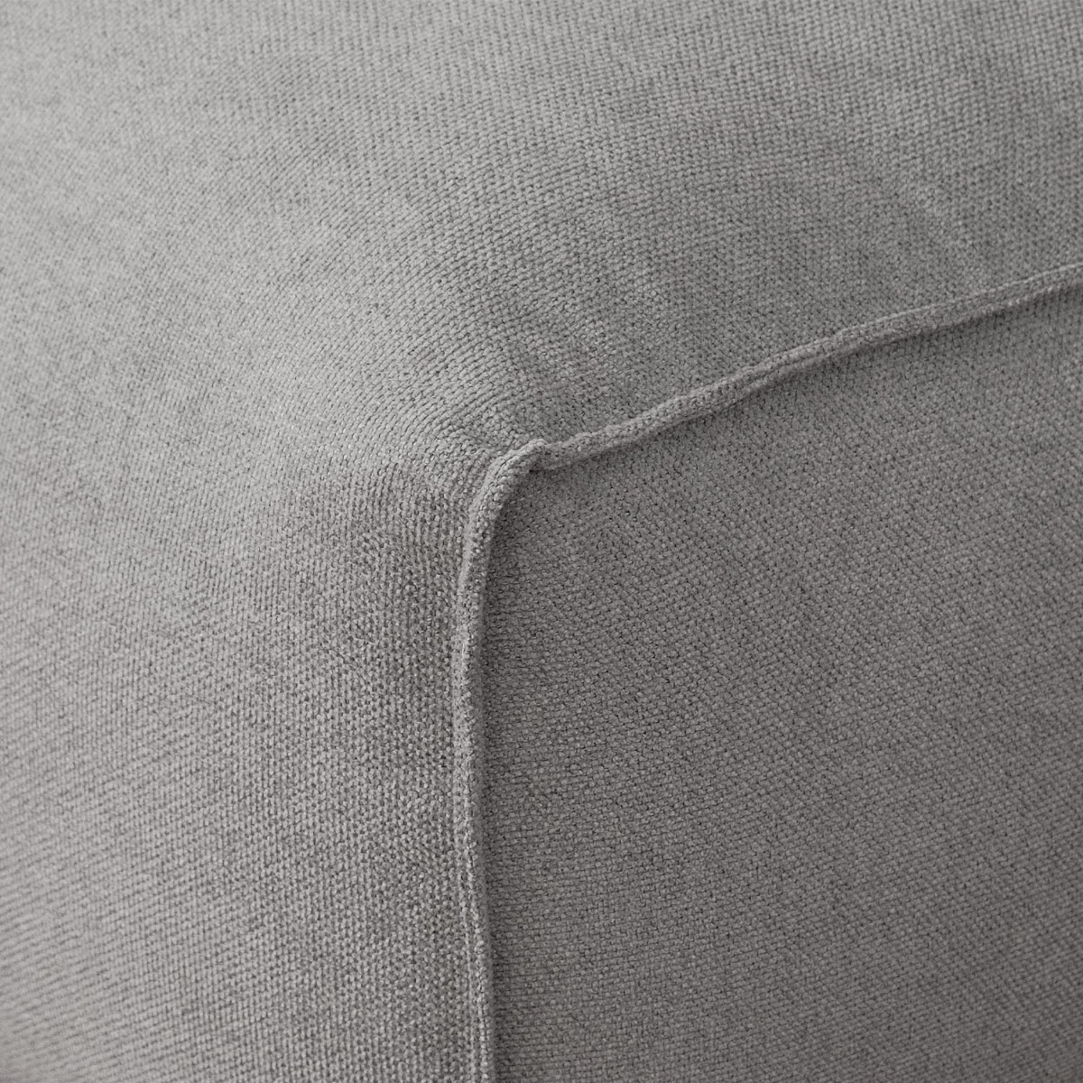 Thiago Light Grey Ottoman