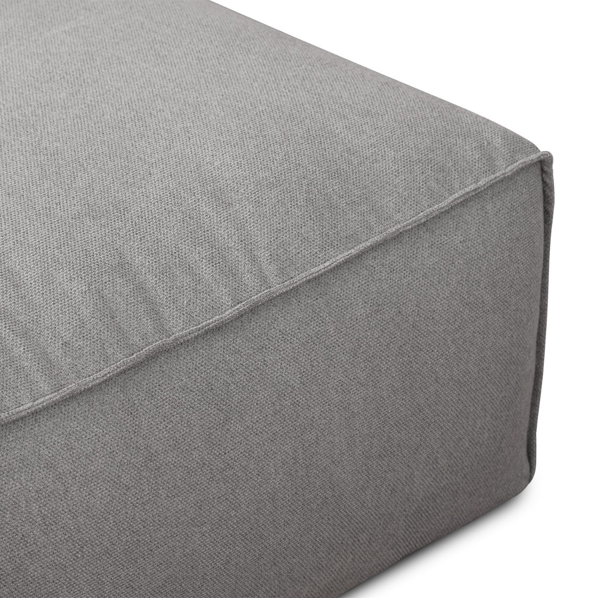 Thiago Light Grey Ottoman
