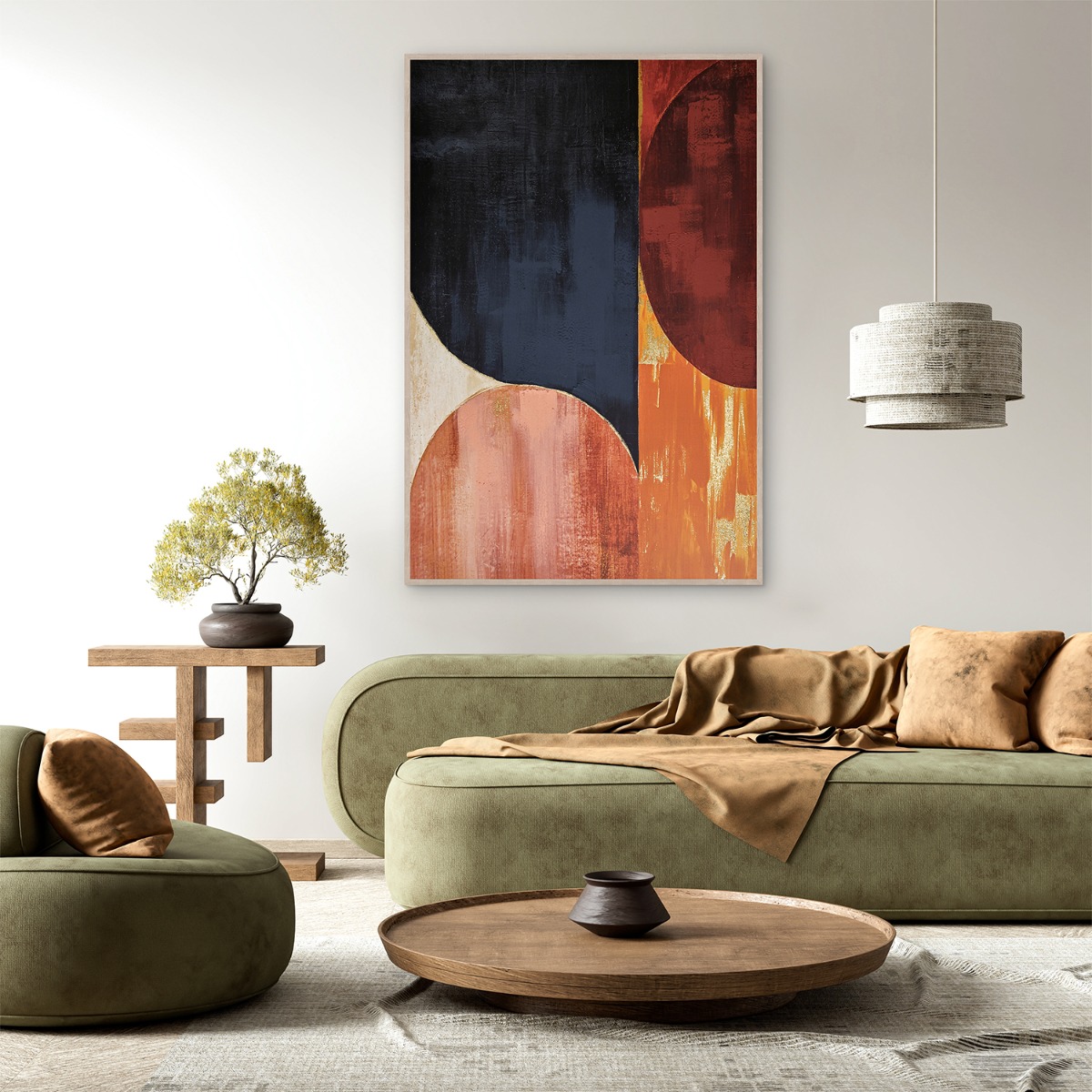 Framed Canvas 60x90cm - Illustration