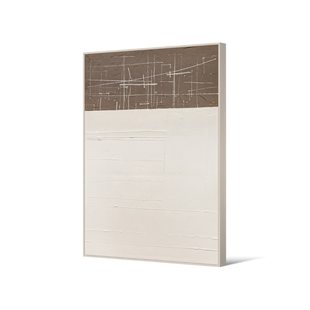 Framed Canvas 60x90cm Plaster - Ground