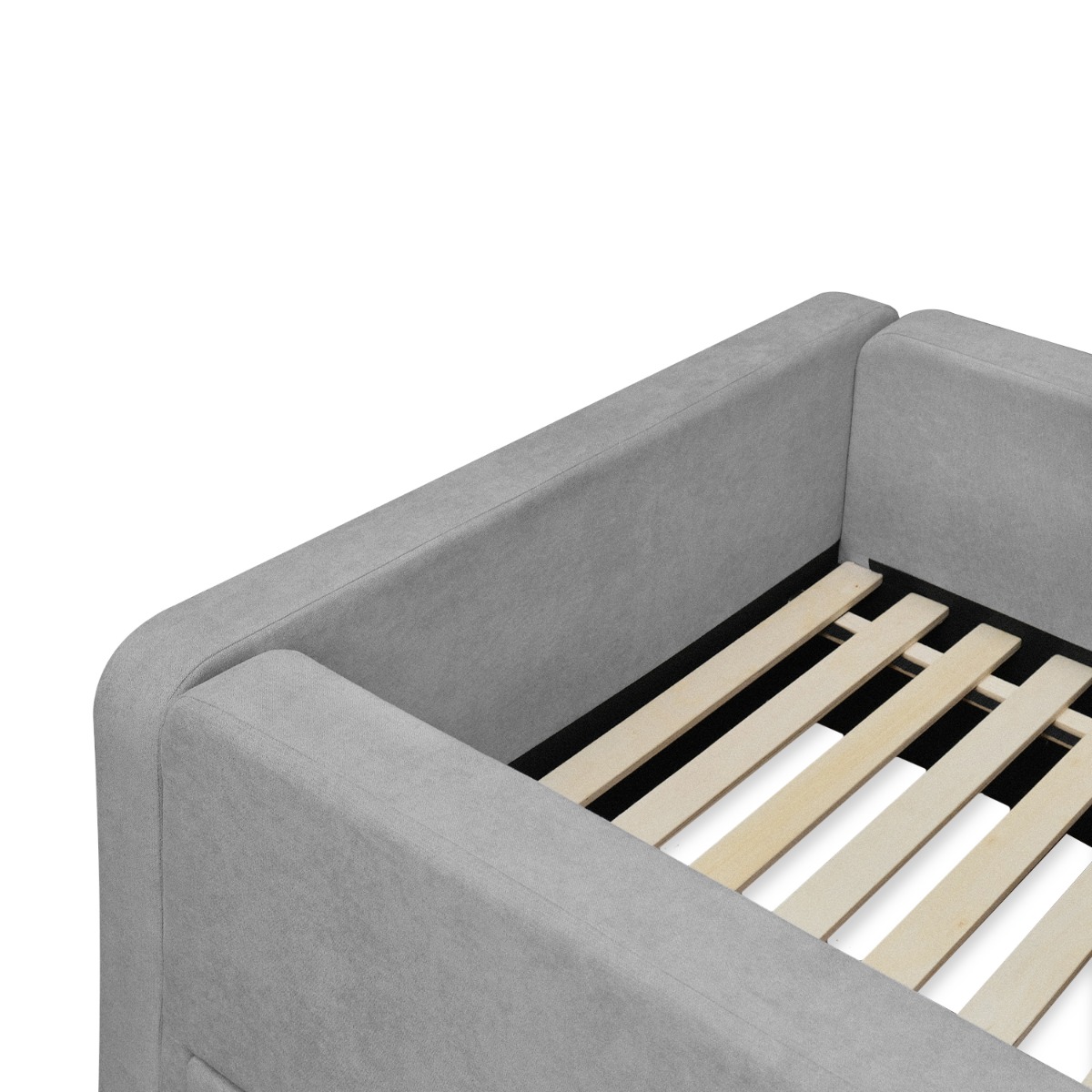 Tom Flint Grey Kids Single Bed with 2 Drawers