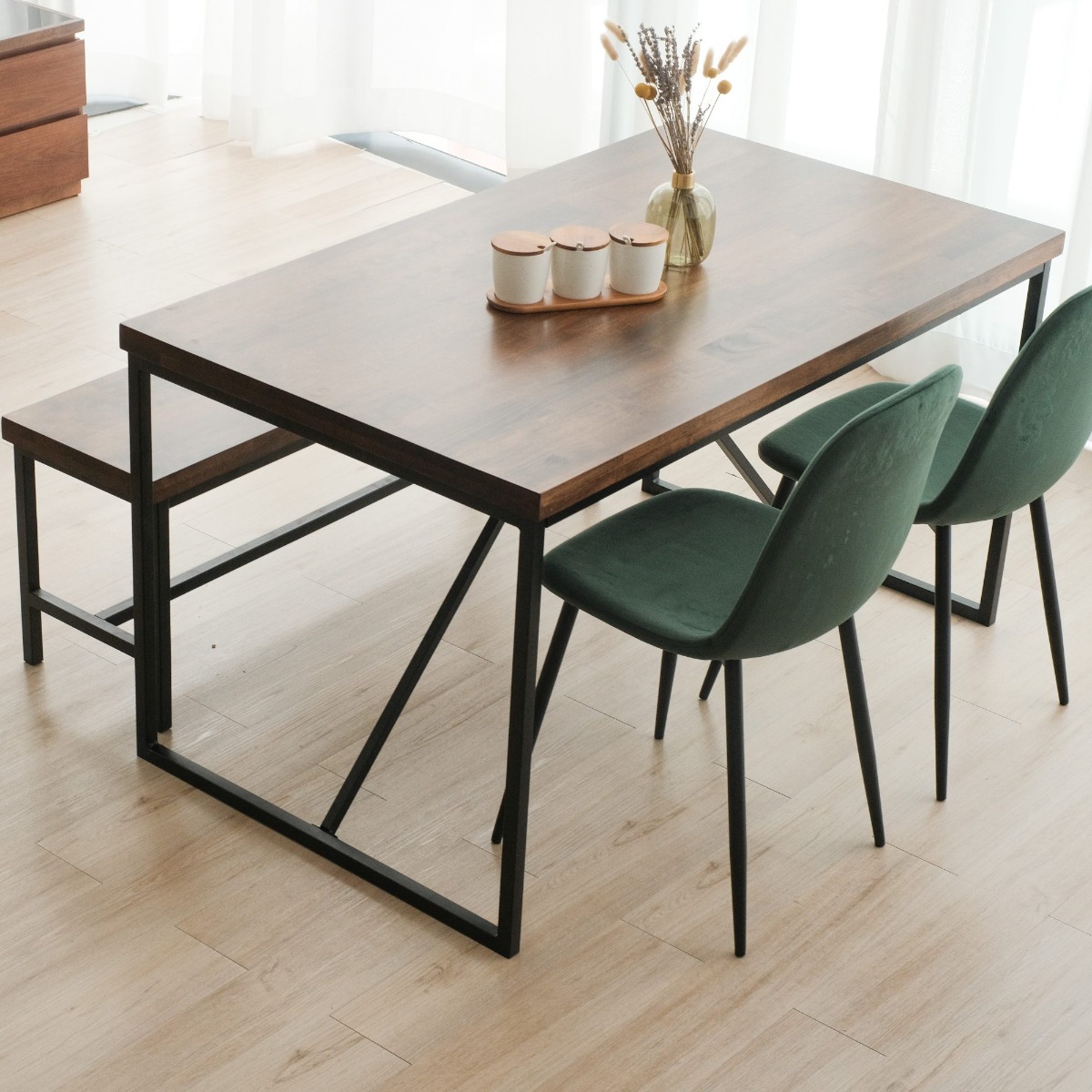 Sera Dining Chair Emerald Velvet