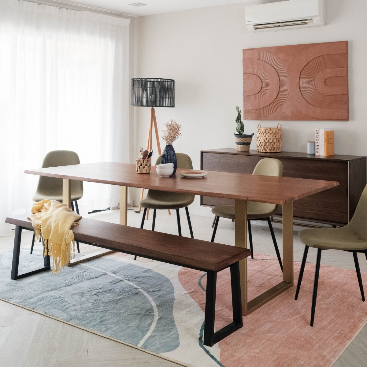 Troy Cedar Brown Bench 190cm