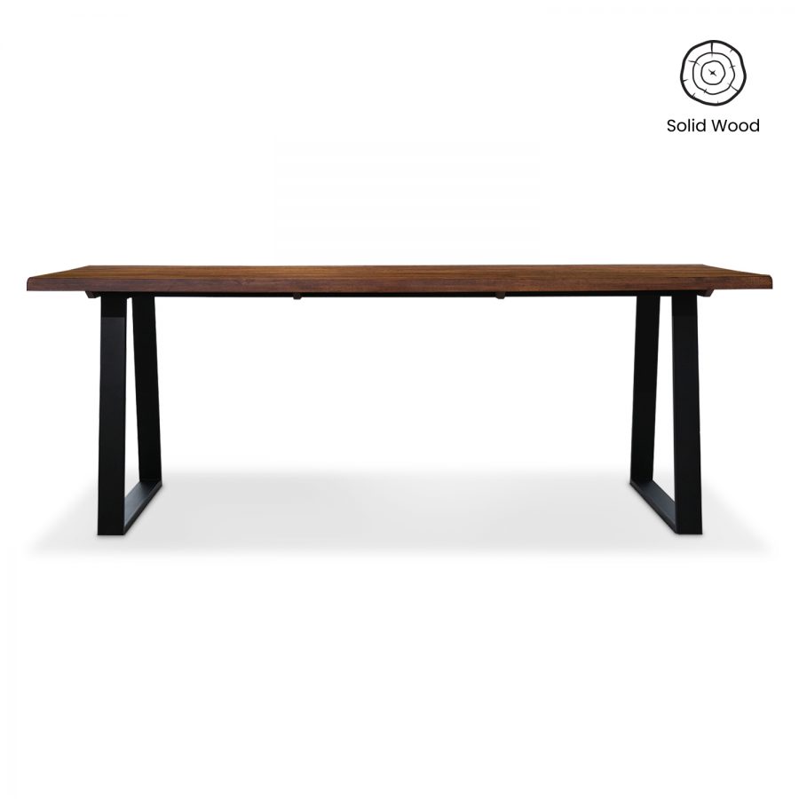 Troy Cedar Brown Dining Table 210cm