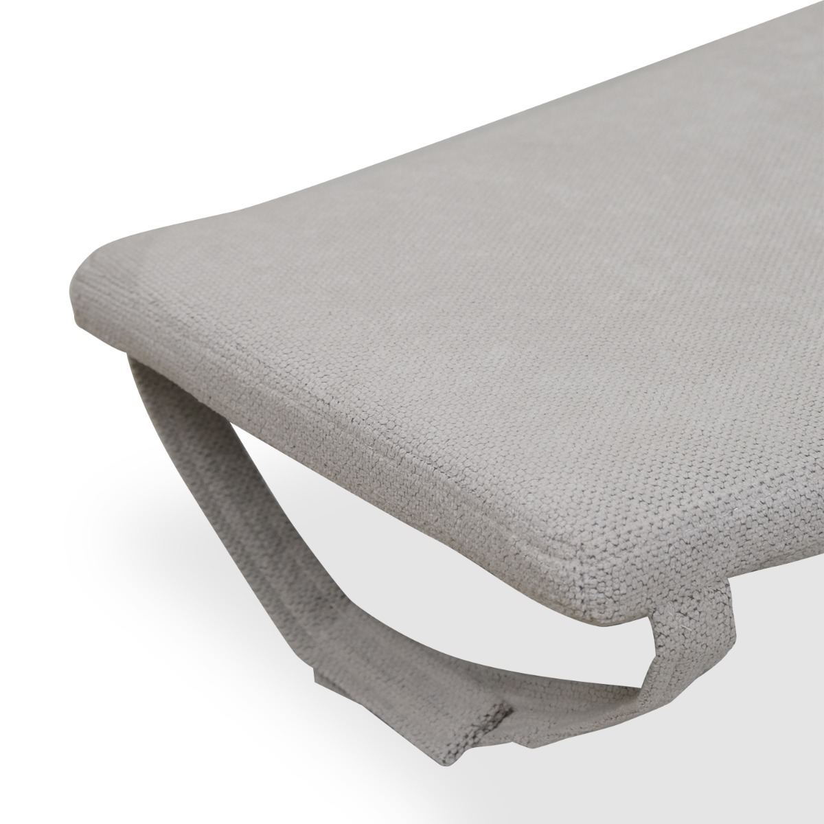 Veda Chiffon Beige Bench Cushion 190cm