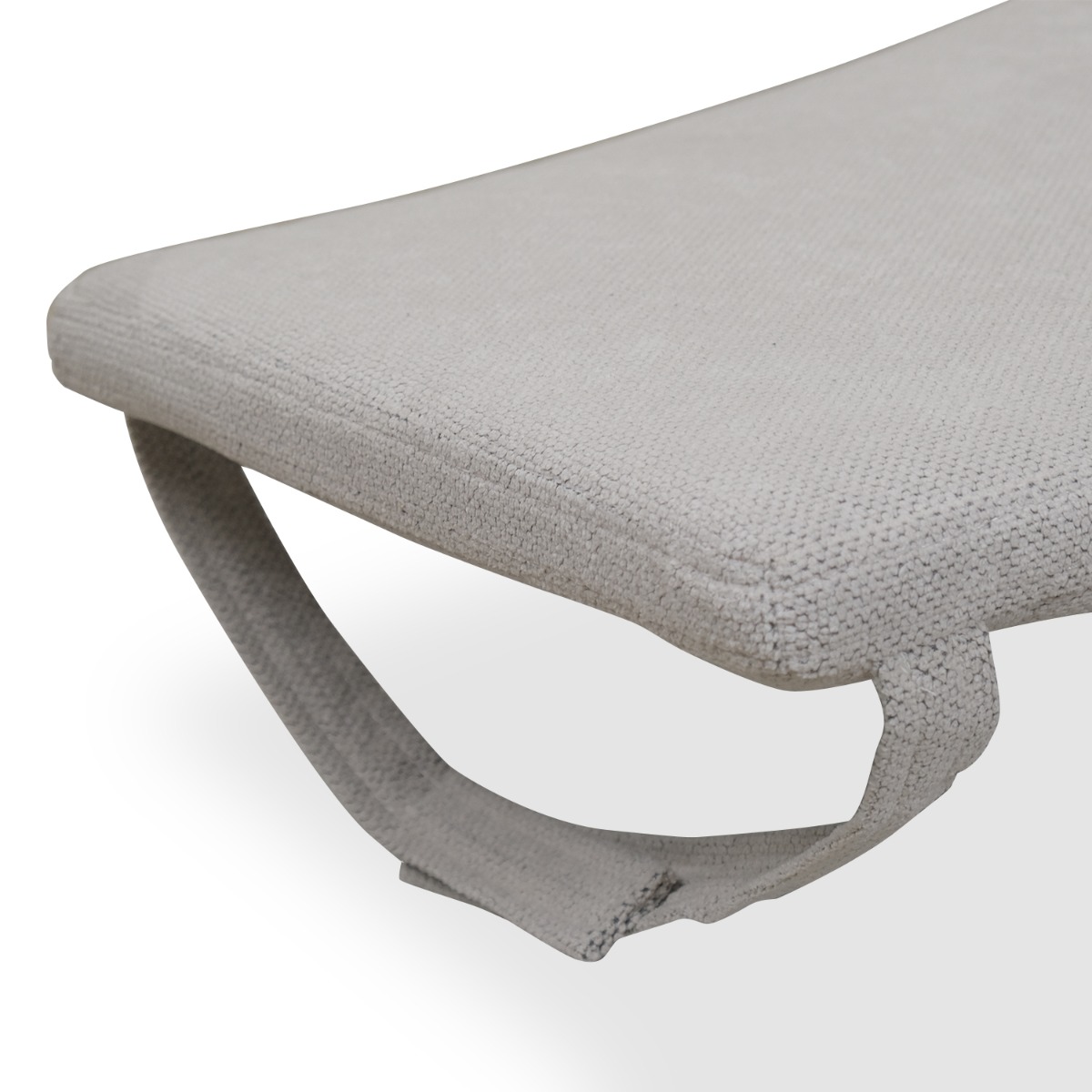 Veda Chiffon Beige Bench Cushion 190cm