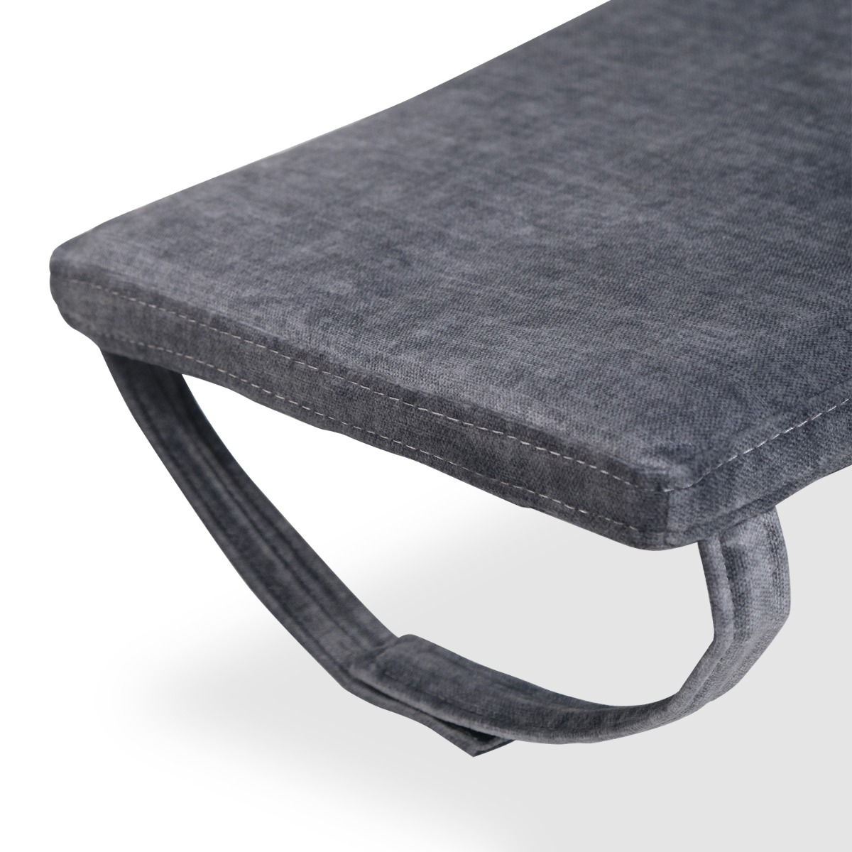 Veda Dark Grey Bench Cushion 190cm