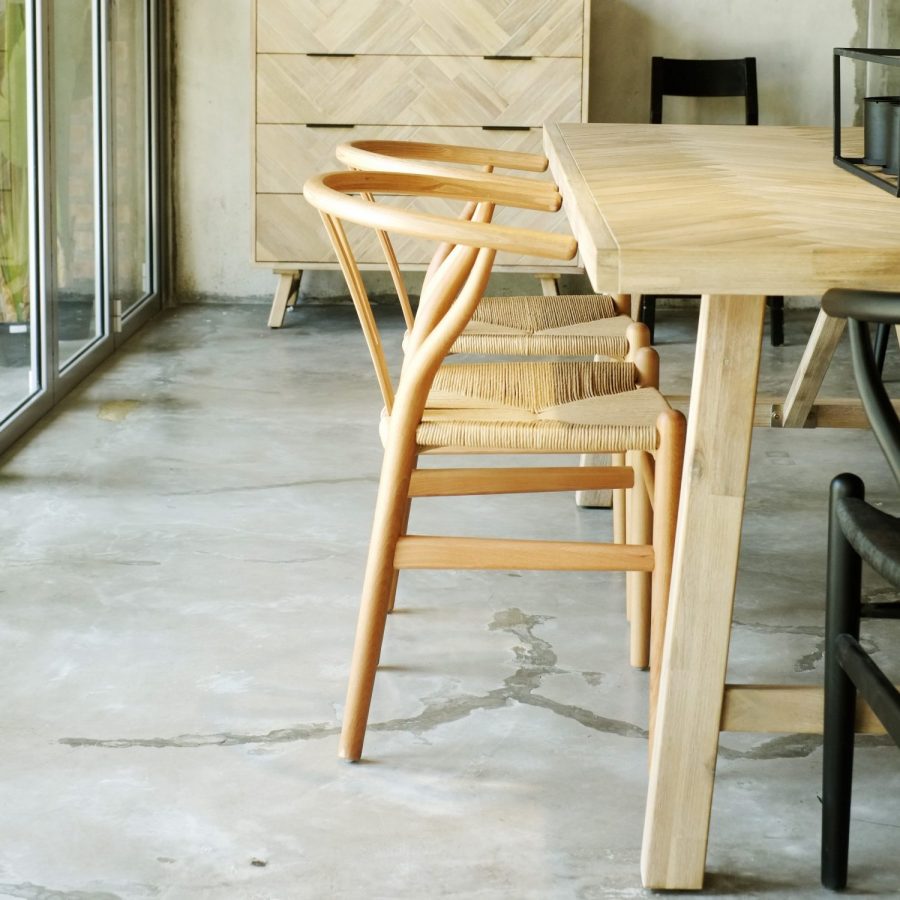 Replica Wishbone Dining Chair Natural
