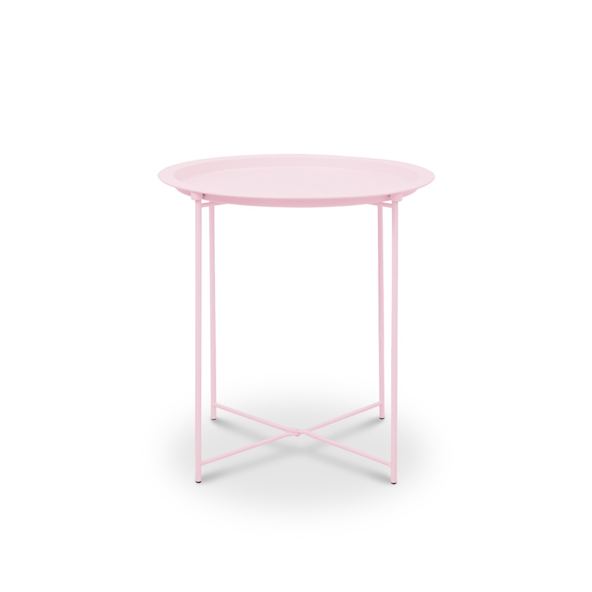 Yanis Pastel Pink Tray Table