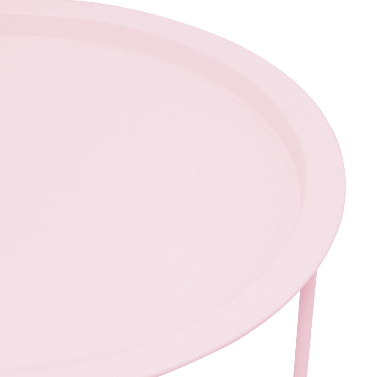 Yanis Pastel Pink Tray Table