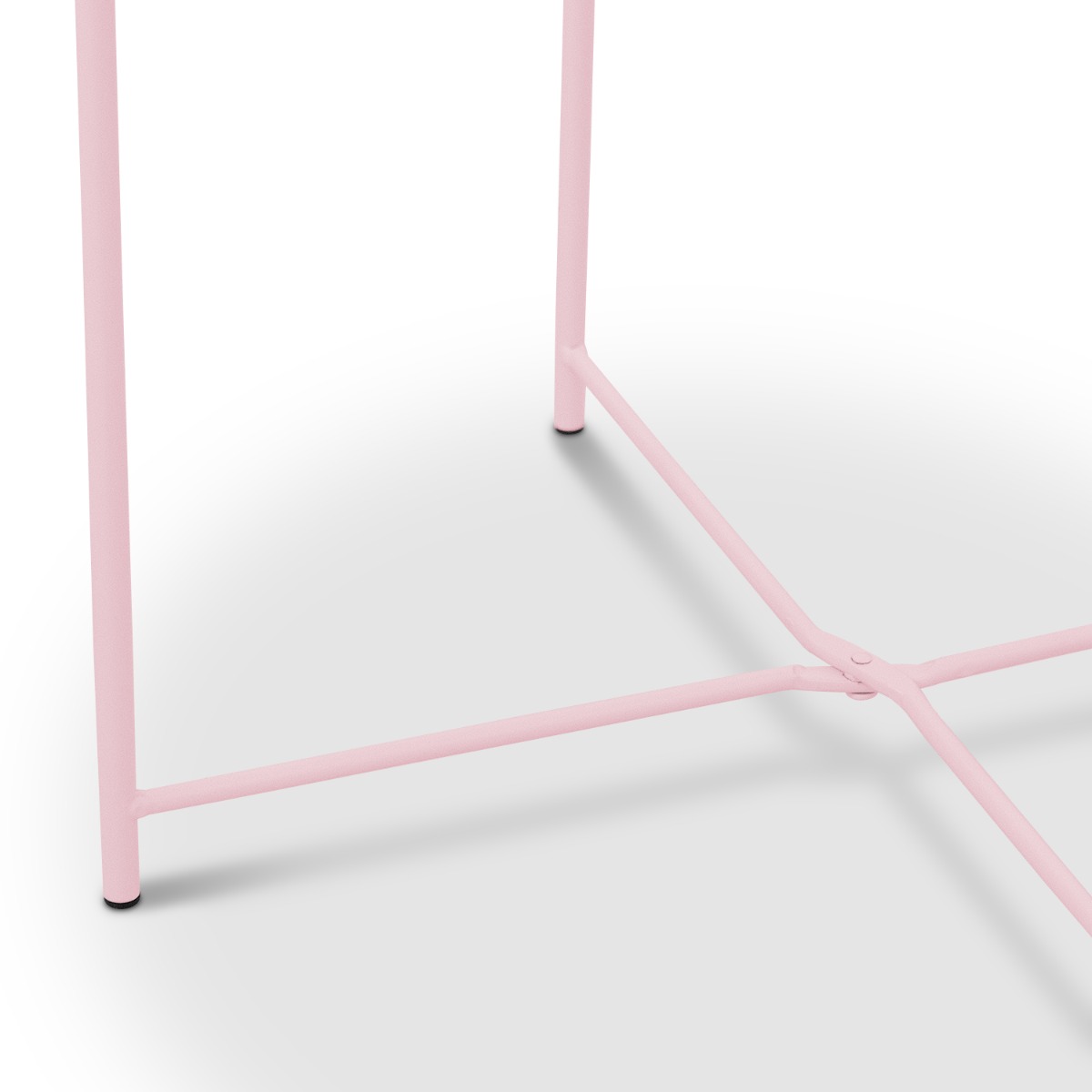 Yanis Pastel Pink Tray Table