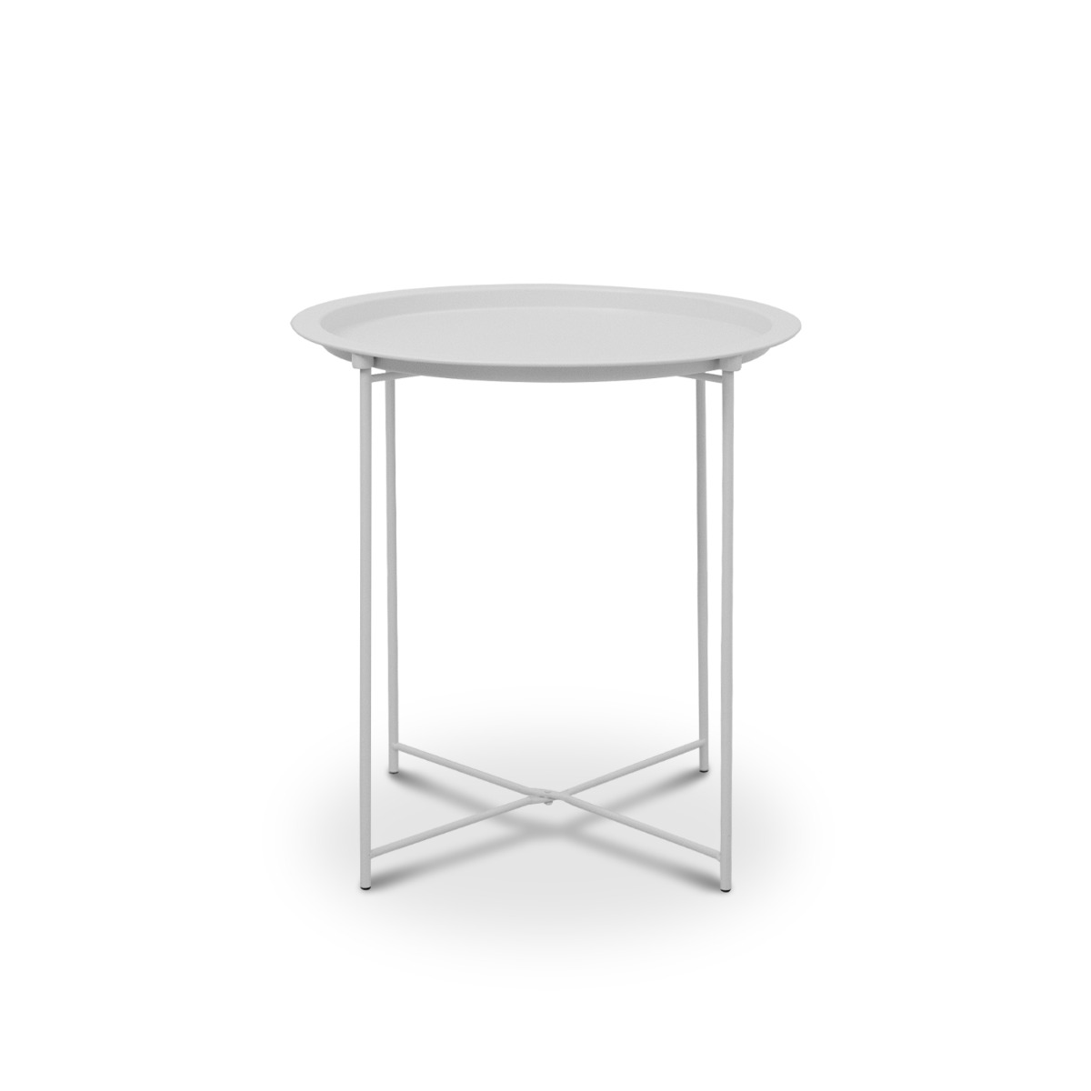 Yanis White Tray Table