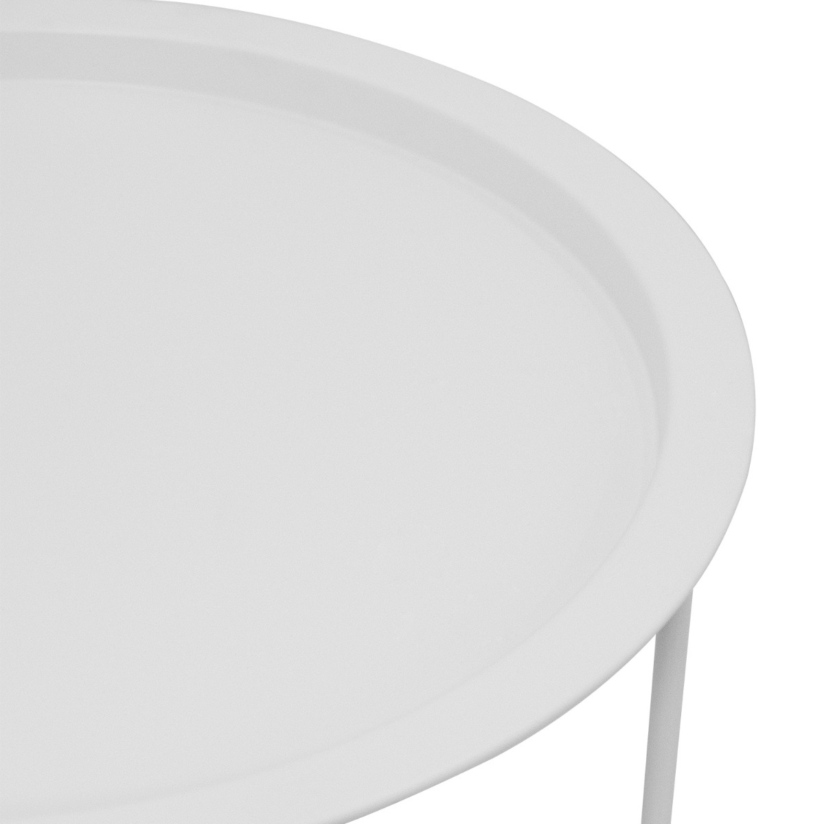 Yanis White Tray Table