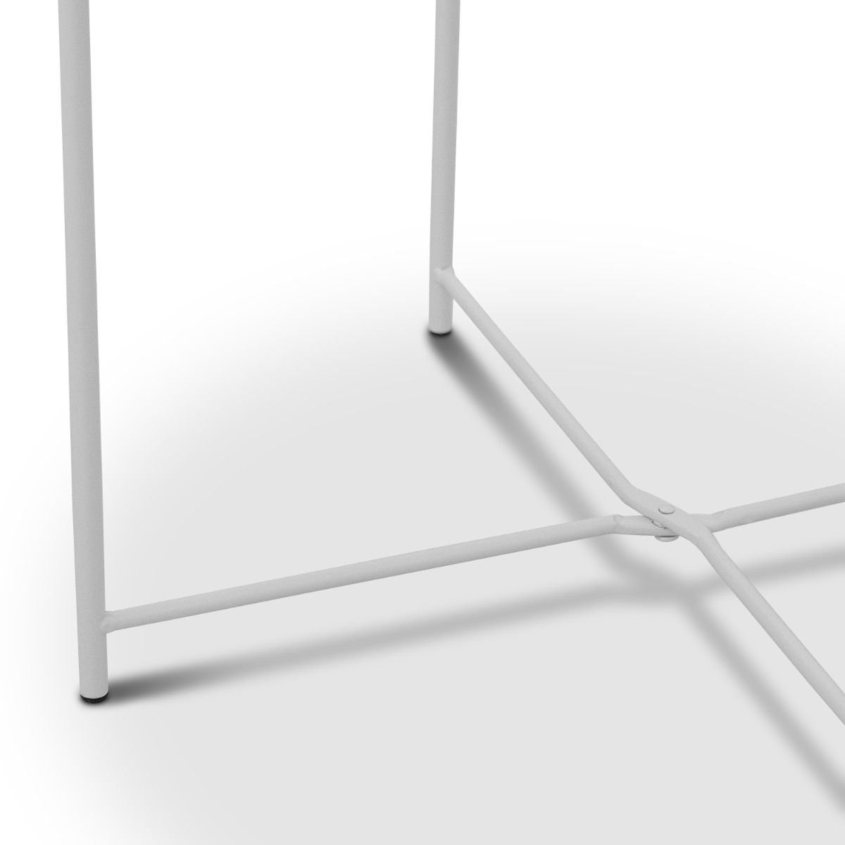 Yanis White Tray Table