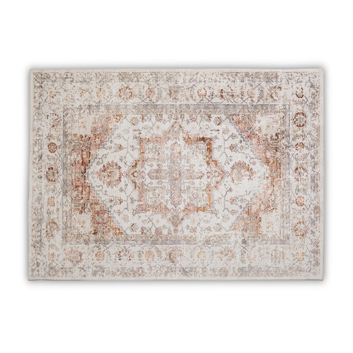 Yara Printed Polyester Silky Rug 200x290cm