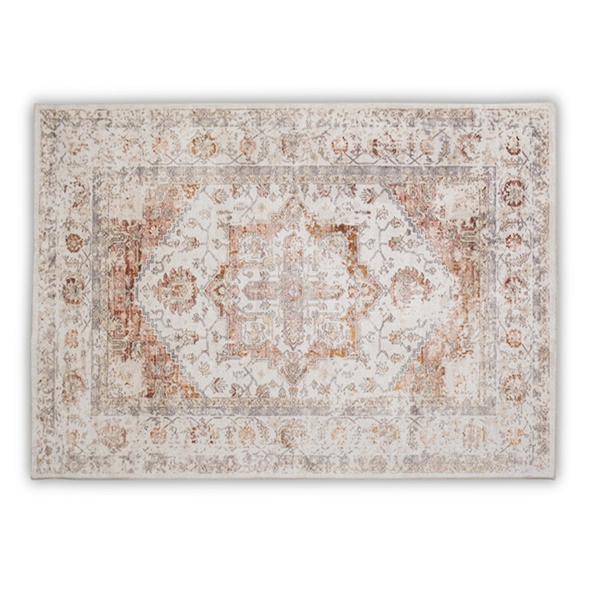 Yara Printed Polyester Silky Rug 250x350cm