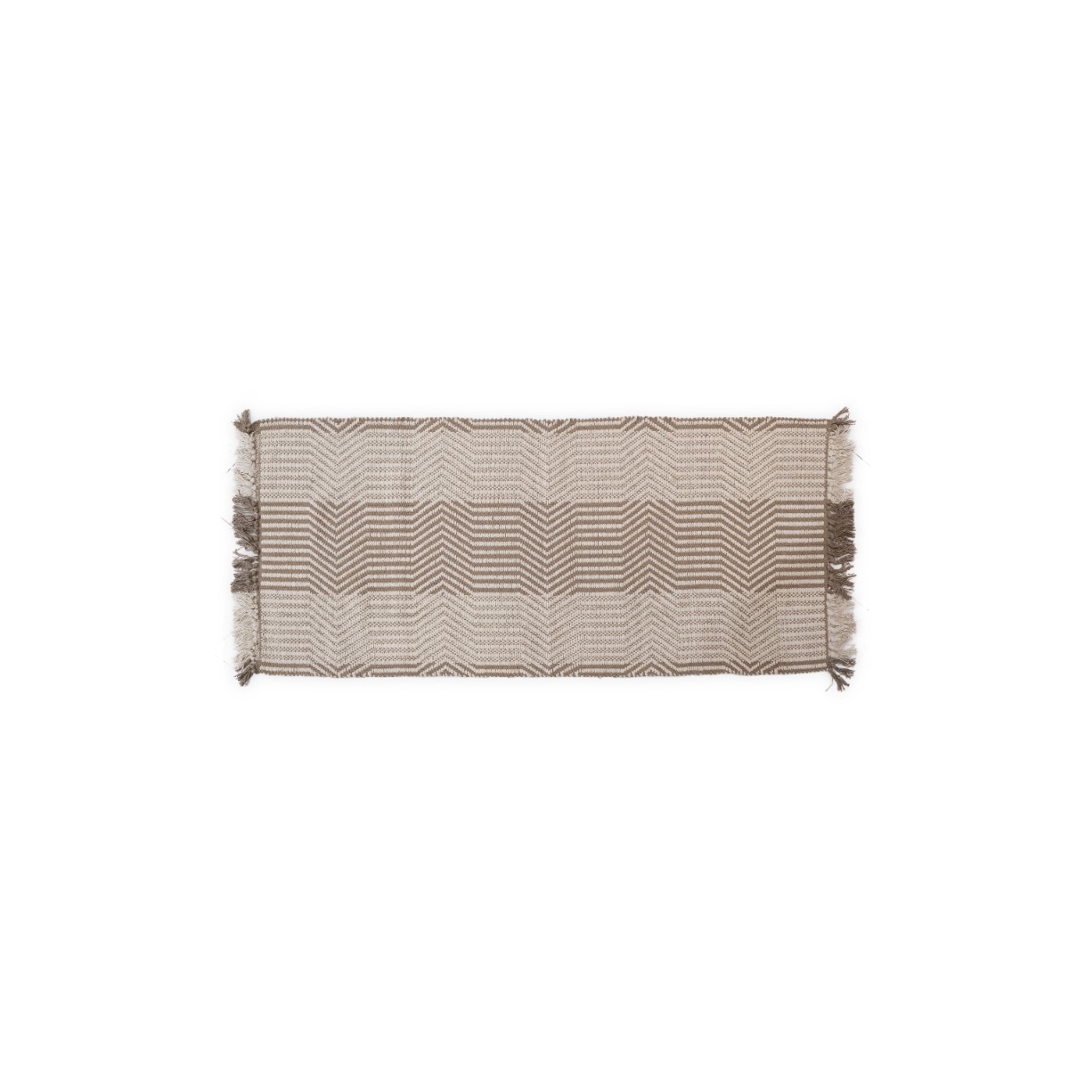 Yash  Chevron Cotton Floor Runner 70x140