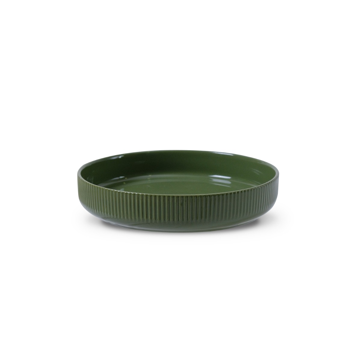 Yuri Deep Plate Olive Green