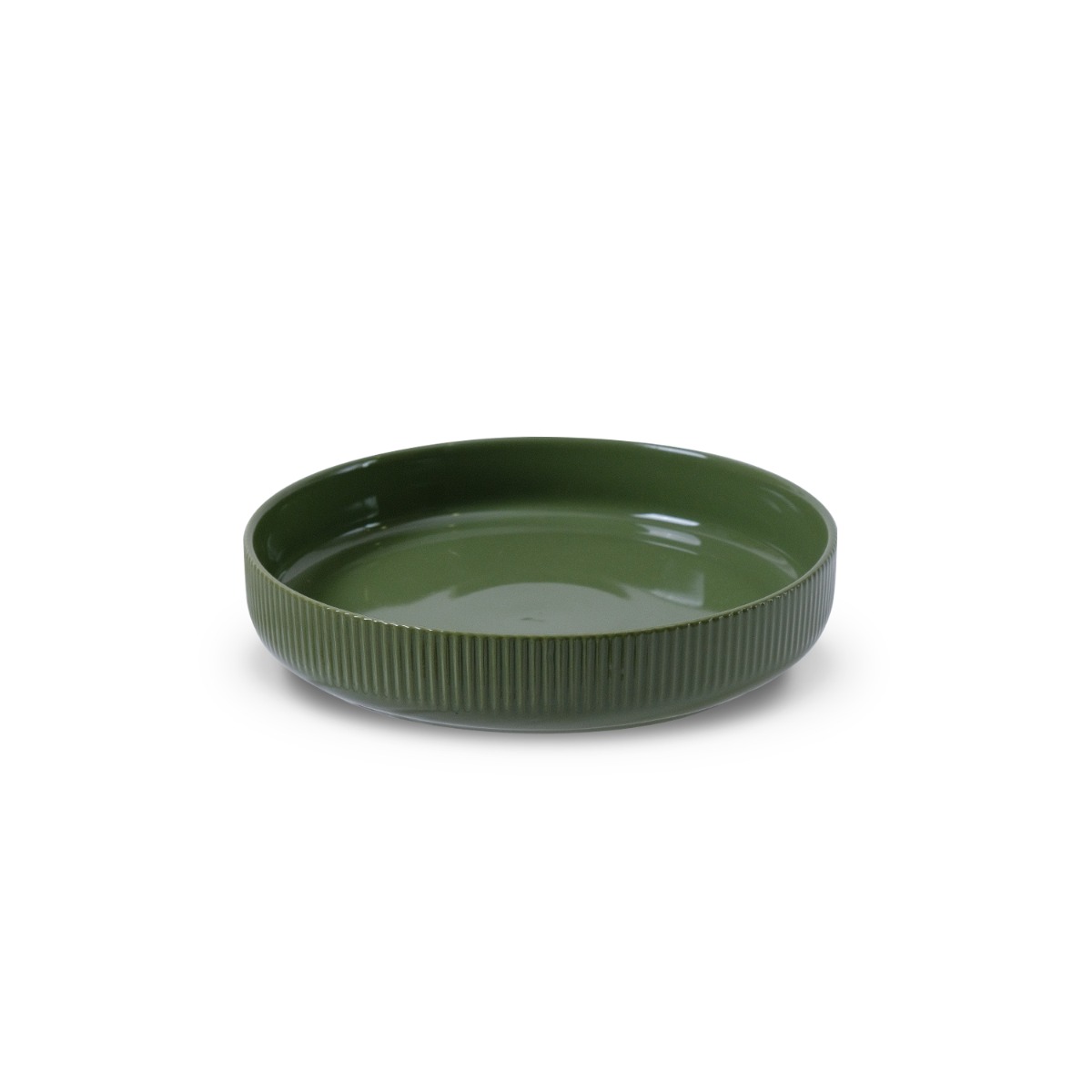 Yuri Deep Plate Olive Green