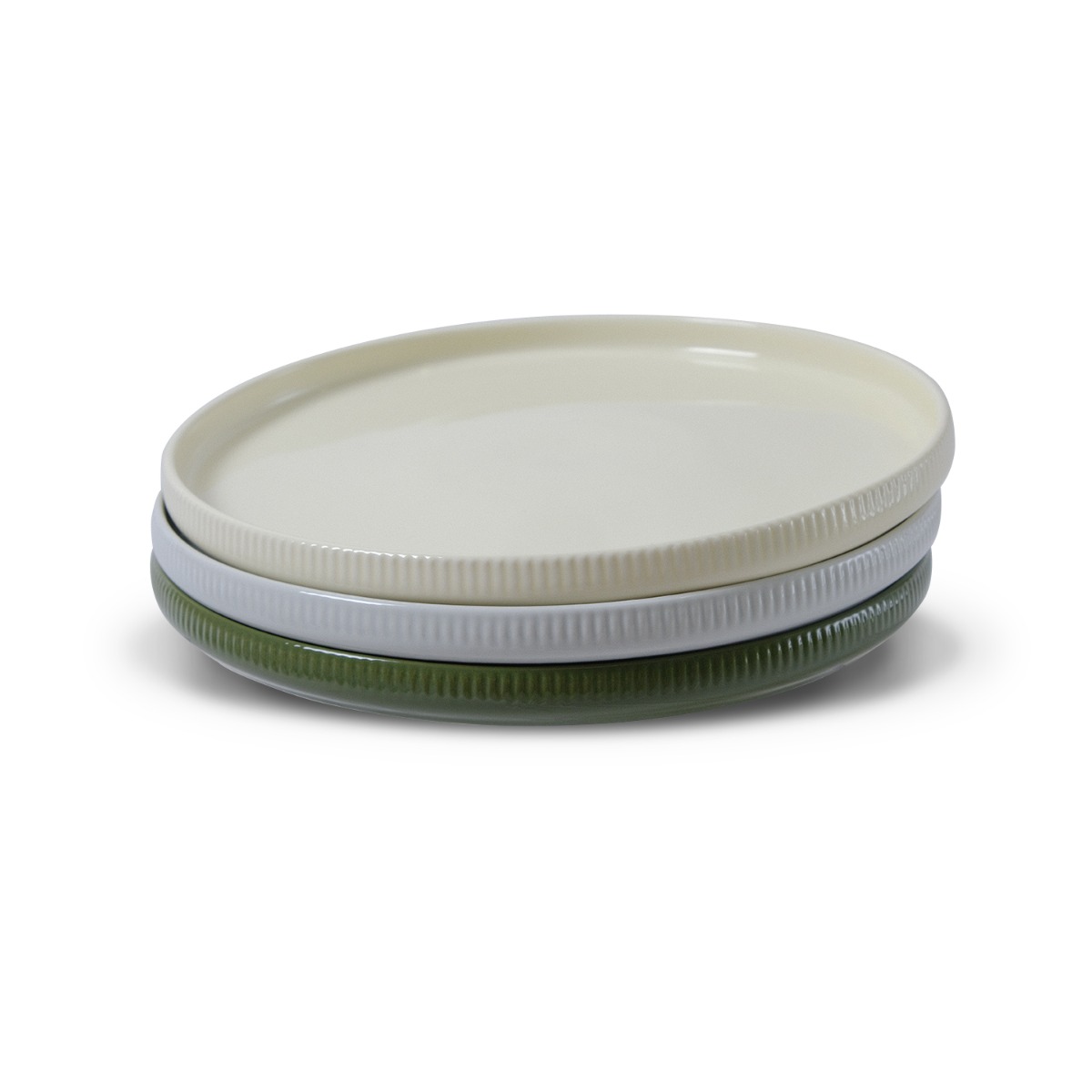 Yuri Dinner Plate Olive Green