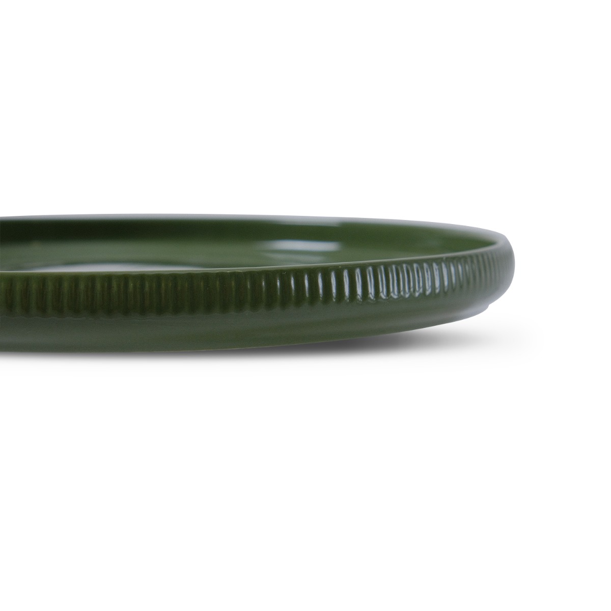 Yuri Dinner Plate Olive Green