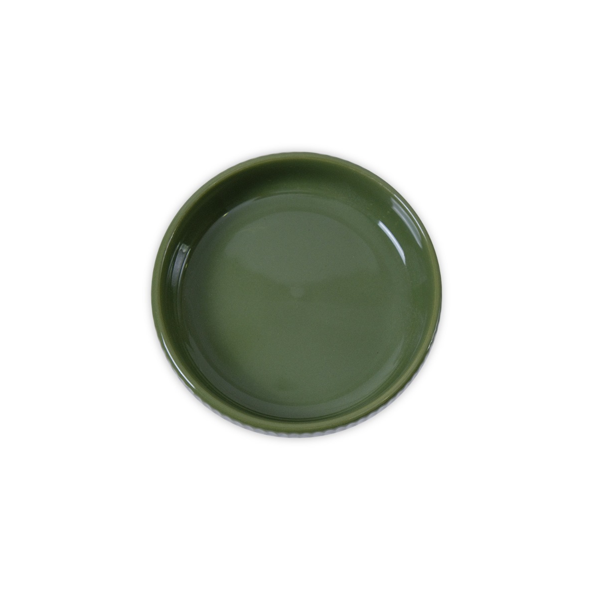 Yuri Sauce Plate Olive Green
