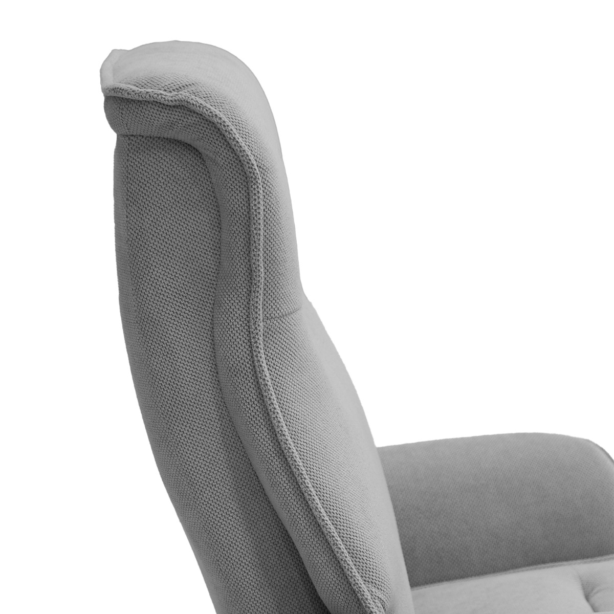 Zack Mist Grey Reclining Lounge Chair