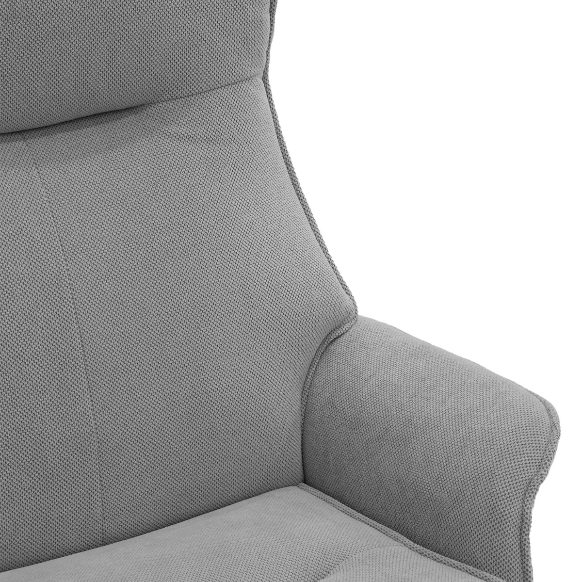 Zack Mist Grey Reclining Lounge Chair
