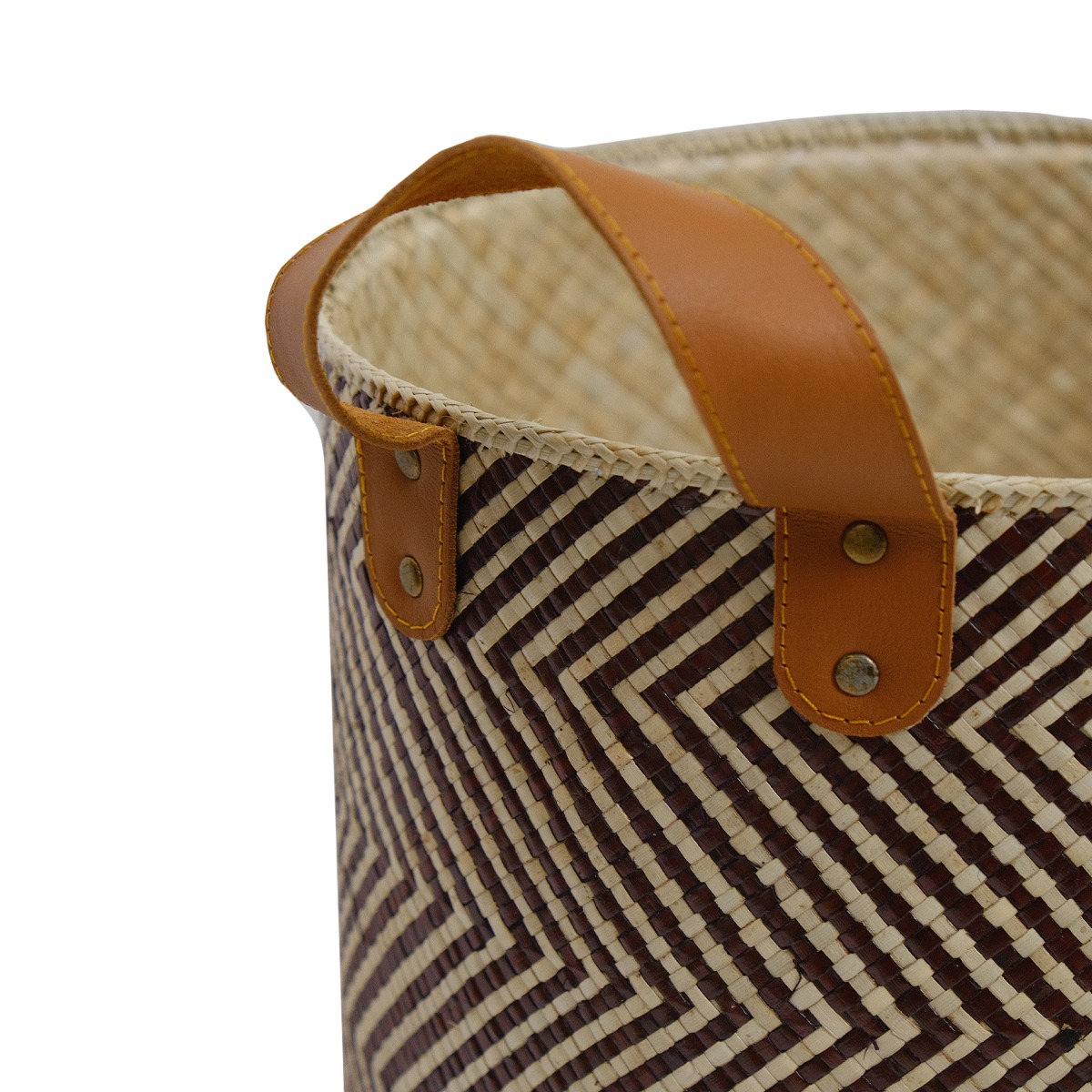 Ziva Pandanus Round Basket (Set of 3)