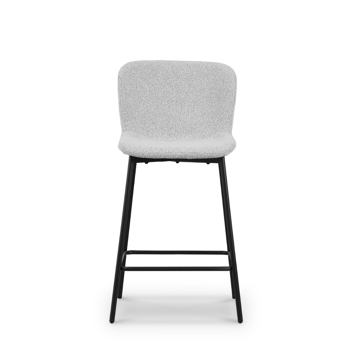 Zoya Cloud Grey Counter Stool