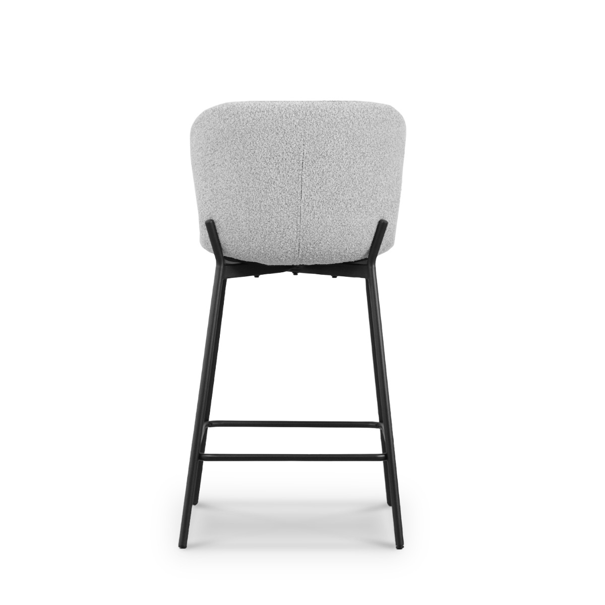 Zoya Cloud Grey Counter Stool