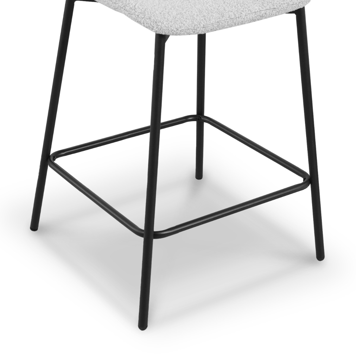 Zoya Cloud Grey Counter Stool