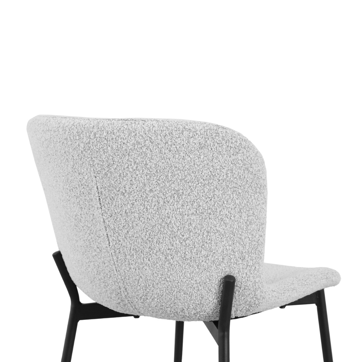 Zoya Cloud Grey Counter Stool
