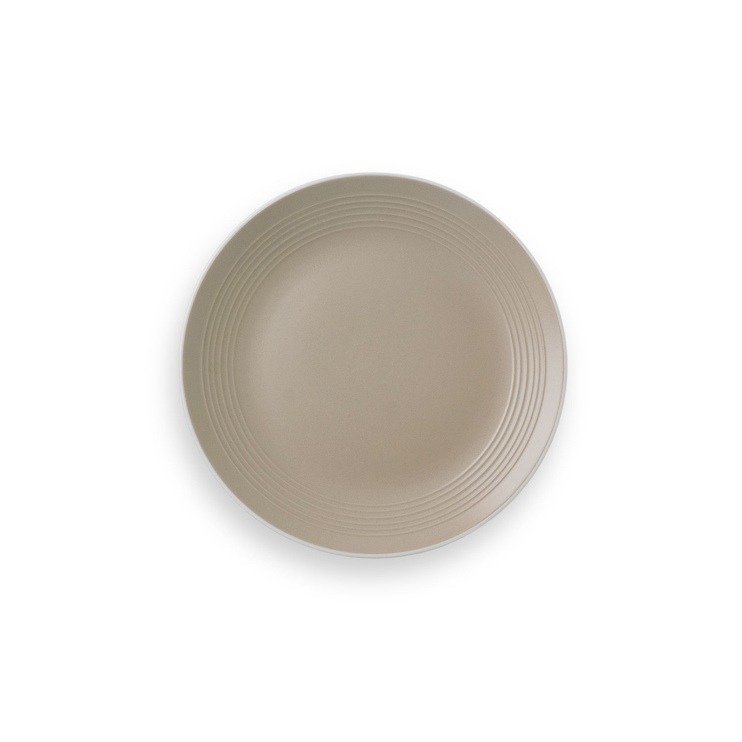 Ritzy Mushroom Brown Dinner Plate