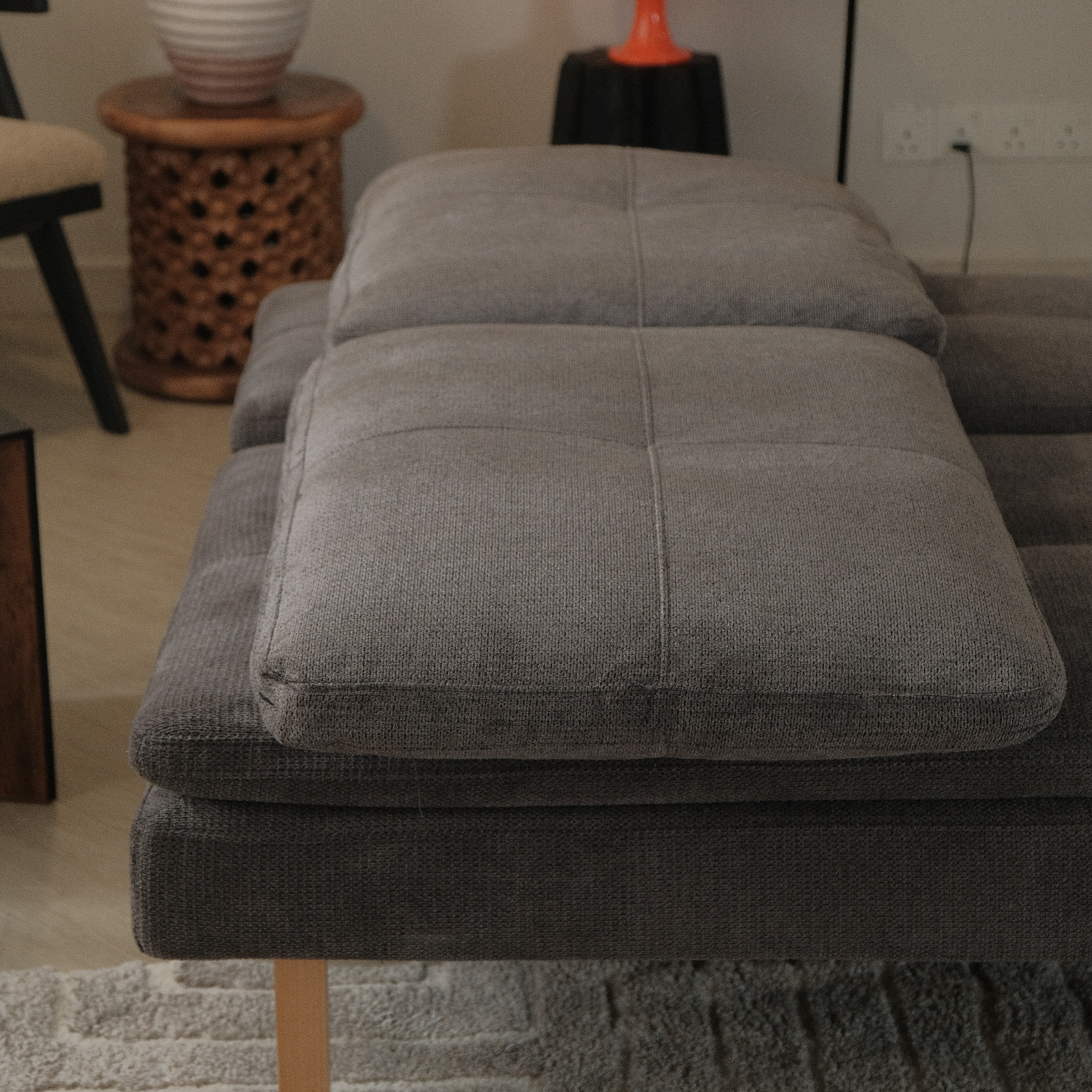 Fio Pebble Grey Sofa Bed
