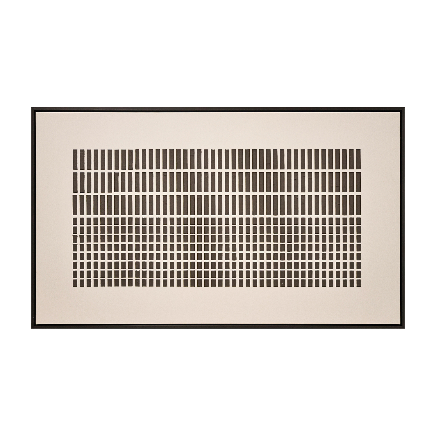 Framed Canvas 70x140cm Plaster - Grids