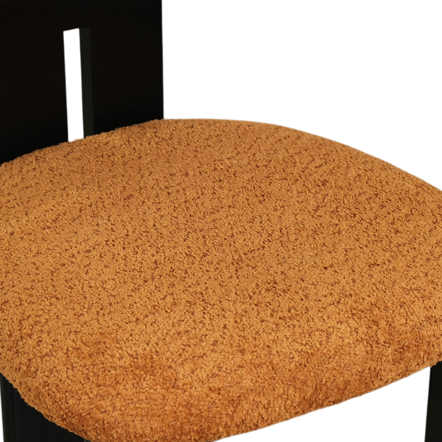 Monte Ebony Dining Chair - Caramel