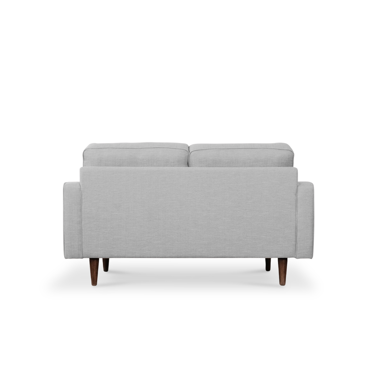 Jane Mist Grey Mid-Century 2 Seater Sofa