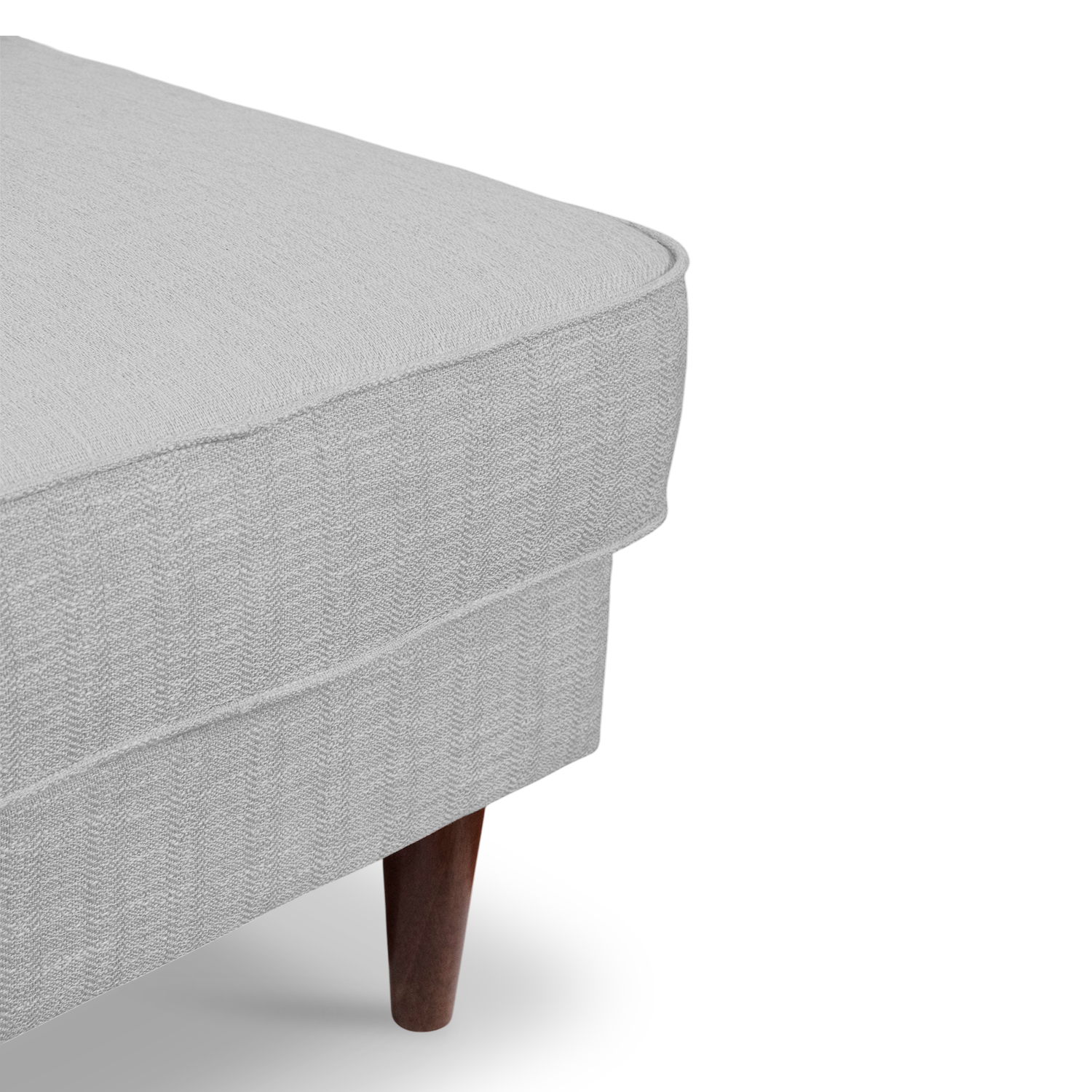 Jane Mist Grey Ottoman