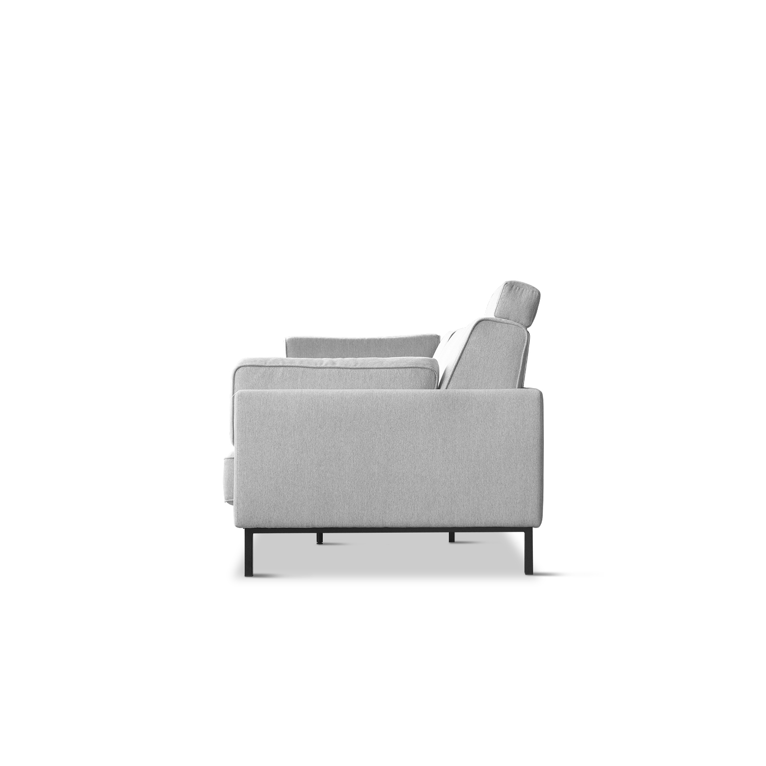 Elliott Flint Grey Left Arm 4 Seater Sofa