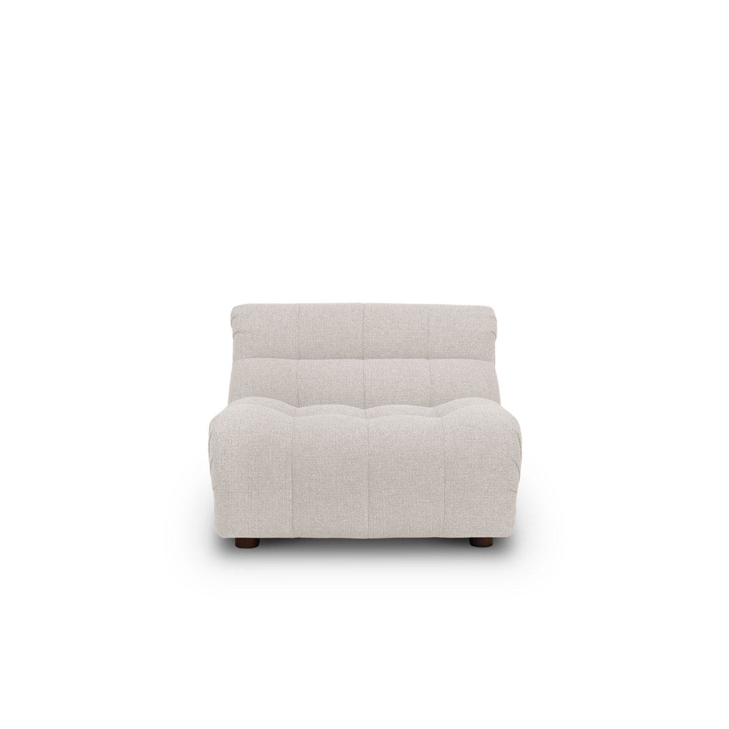 Sylvia Light Grey 1 Seater Sofa