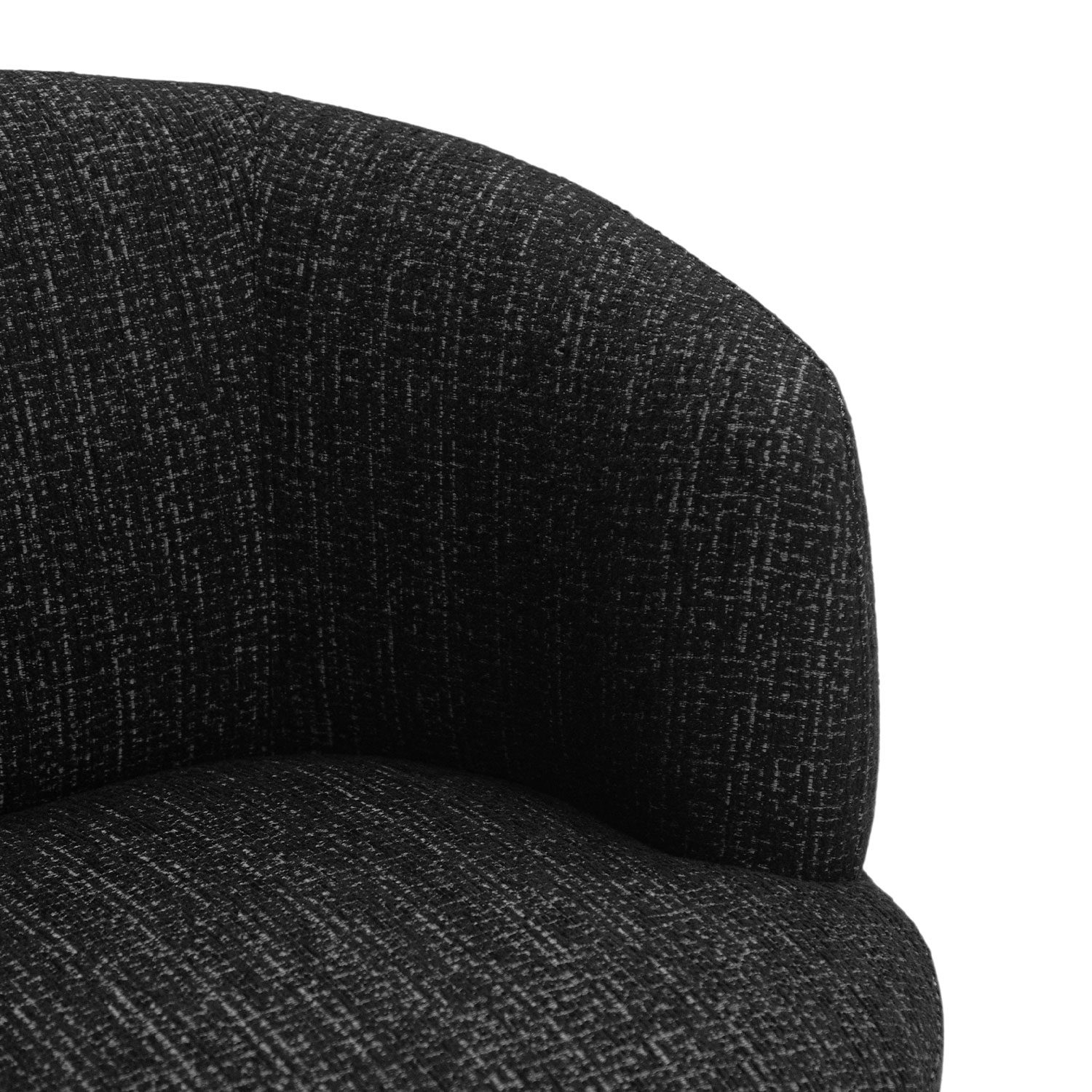 Jakob Ebony Swivel Lounge Chair