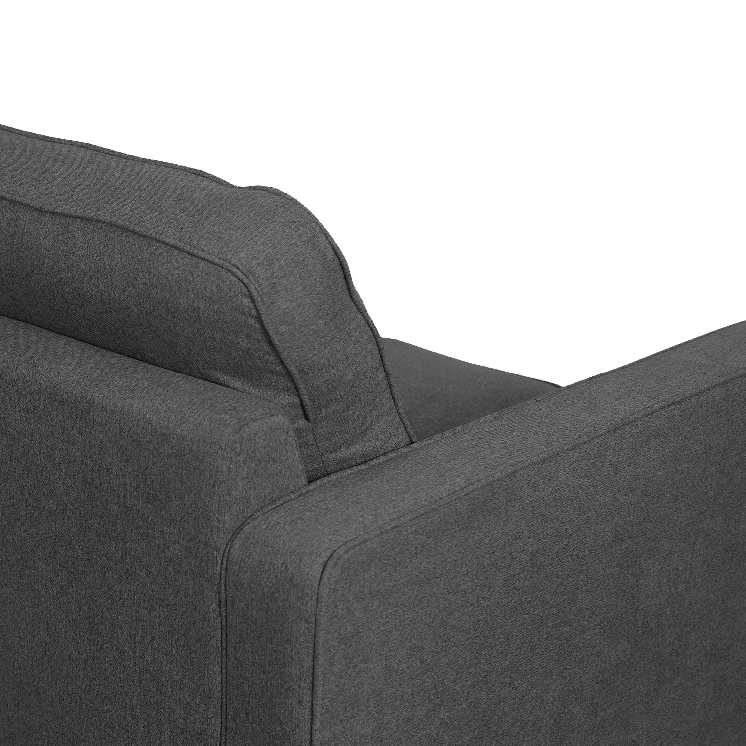 Jane Pebble Grey Mid-Century 3 Seater Sofa
