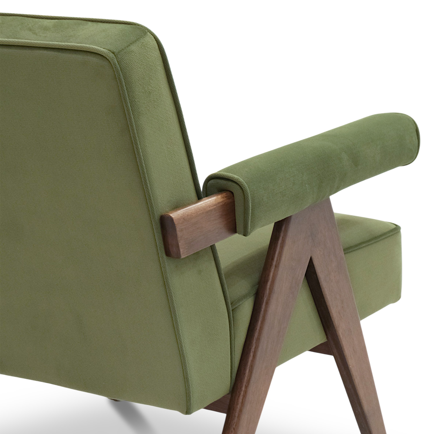 Joelle Retro Green Lounge Chair