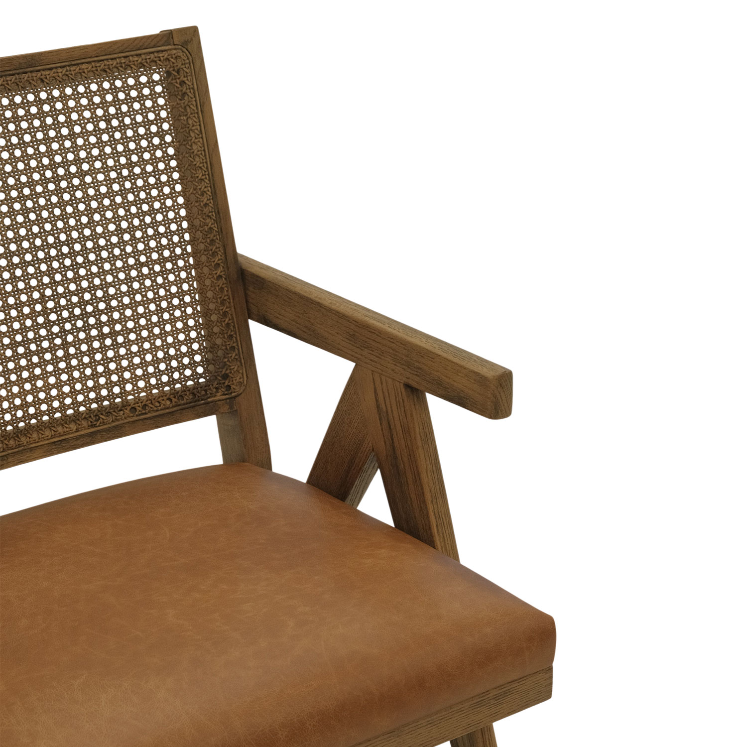 Lombok Rustic Wicker Brown Lounge Chair